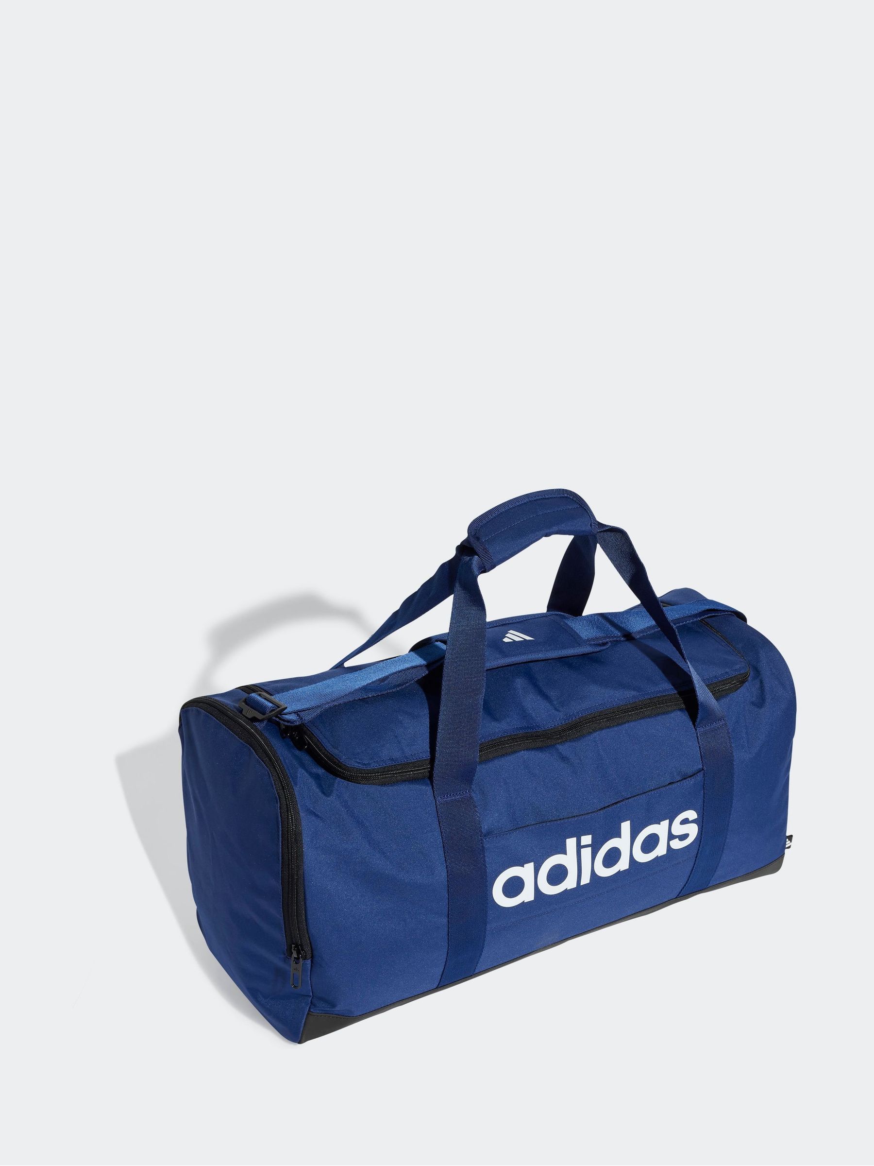 Blauw - adidas Linear Medium Duffel Bag