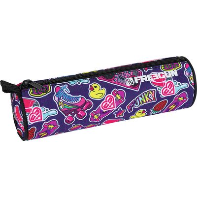 Trousse ronde Freegun - 1 compartiment - disponible dans différentes couleurs - Oberthur