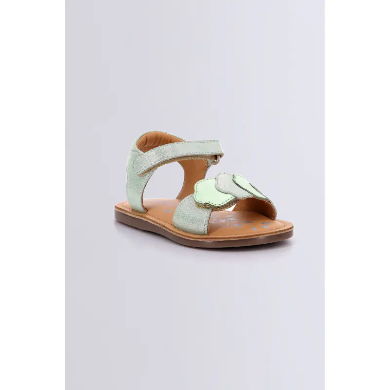 Dyastar Vert clair SANDALES Cuir  Fille