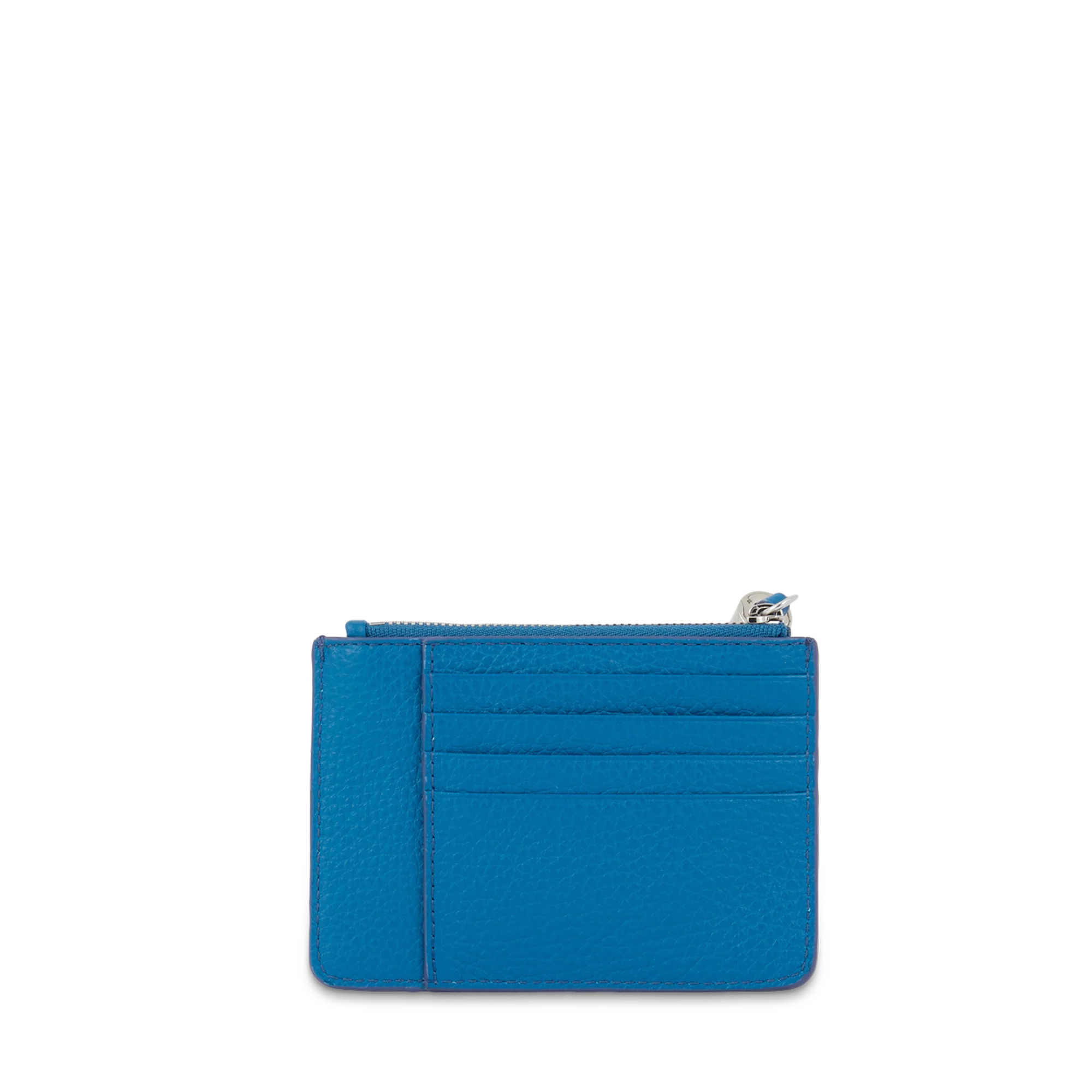 Porte-cartes zippé L Premier Flirt de Lancel-Cobalt