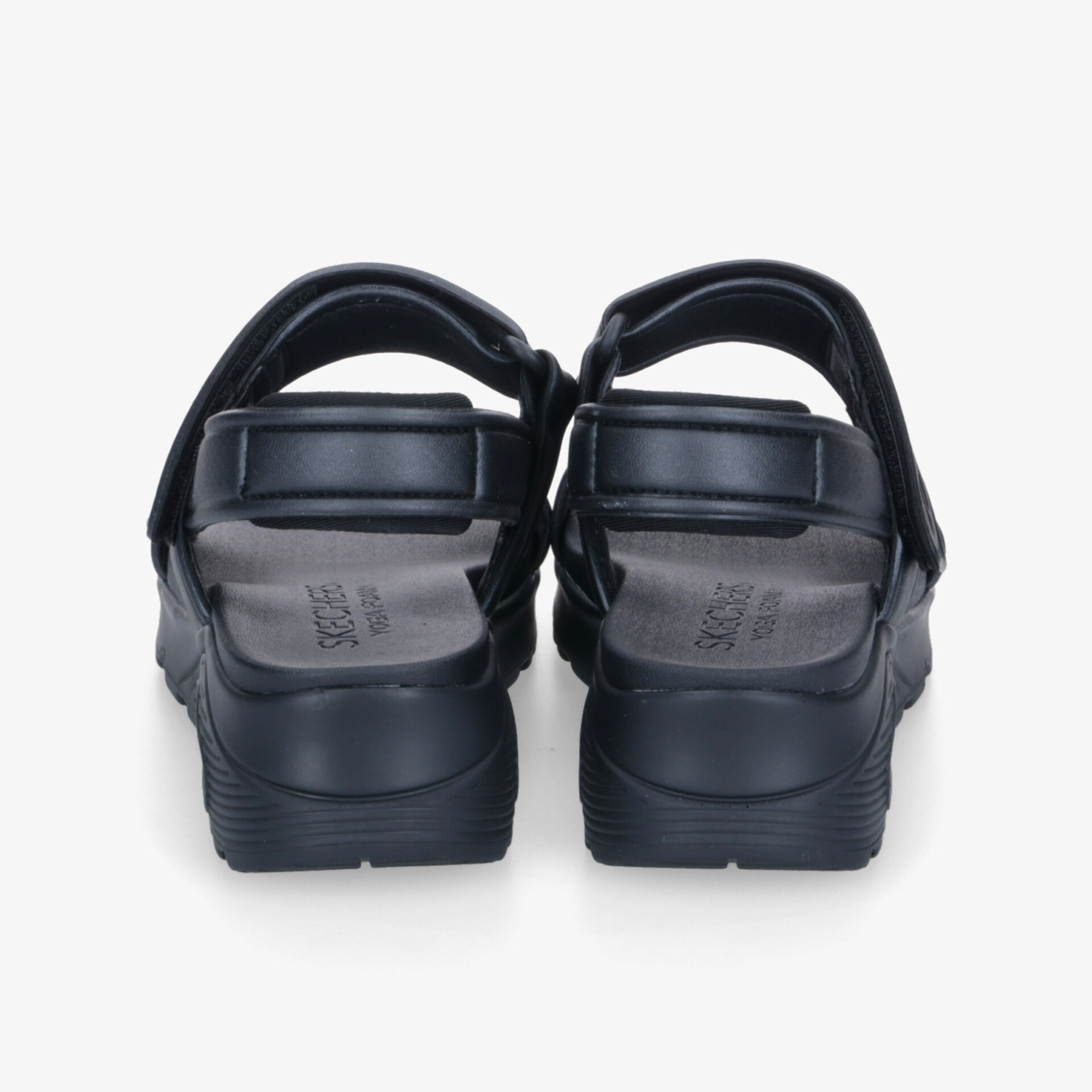 SKECHERS Damen Sandalen schwarz