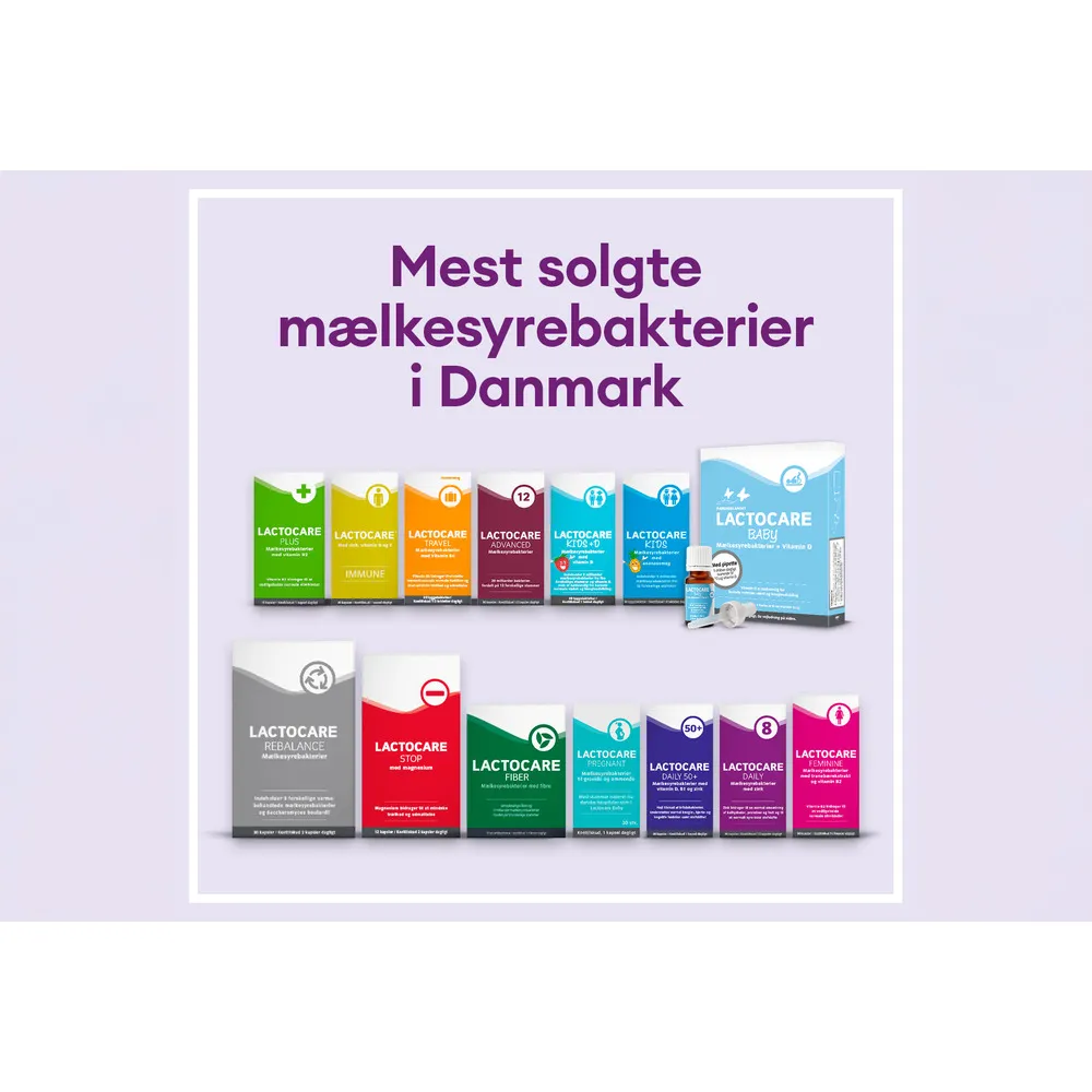 Lactocare Stop m. magnesium - 12 kapsler
