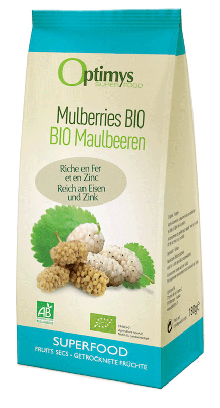 OPTIMYS Mulberries Bio 180 g