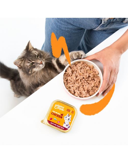 Edgard&Cooper Multipack Paté - Kattenvoer - Kip Zalm Lam 8x85 g