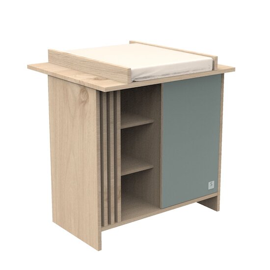 Tokyo Commode   Chêne Suave Sauge        de               Sauthon Baby's Sweet Home