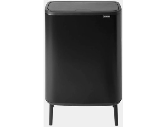 BRABANTIA - Poubelle Touch Bo Touch Bin Hi, 60L - Matt Black 130229