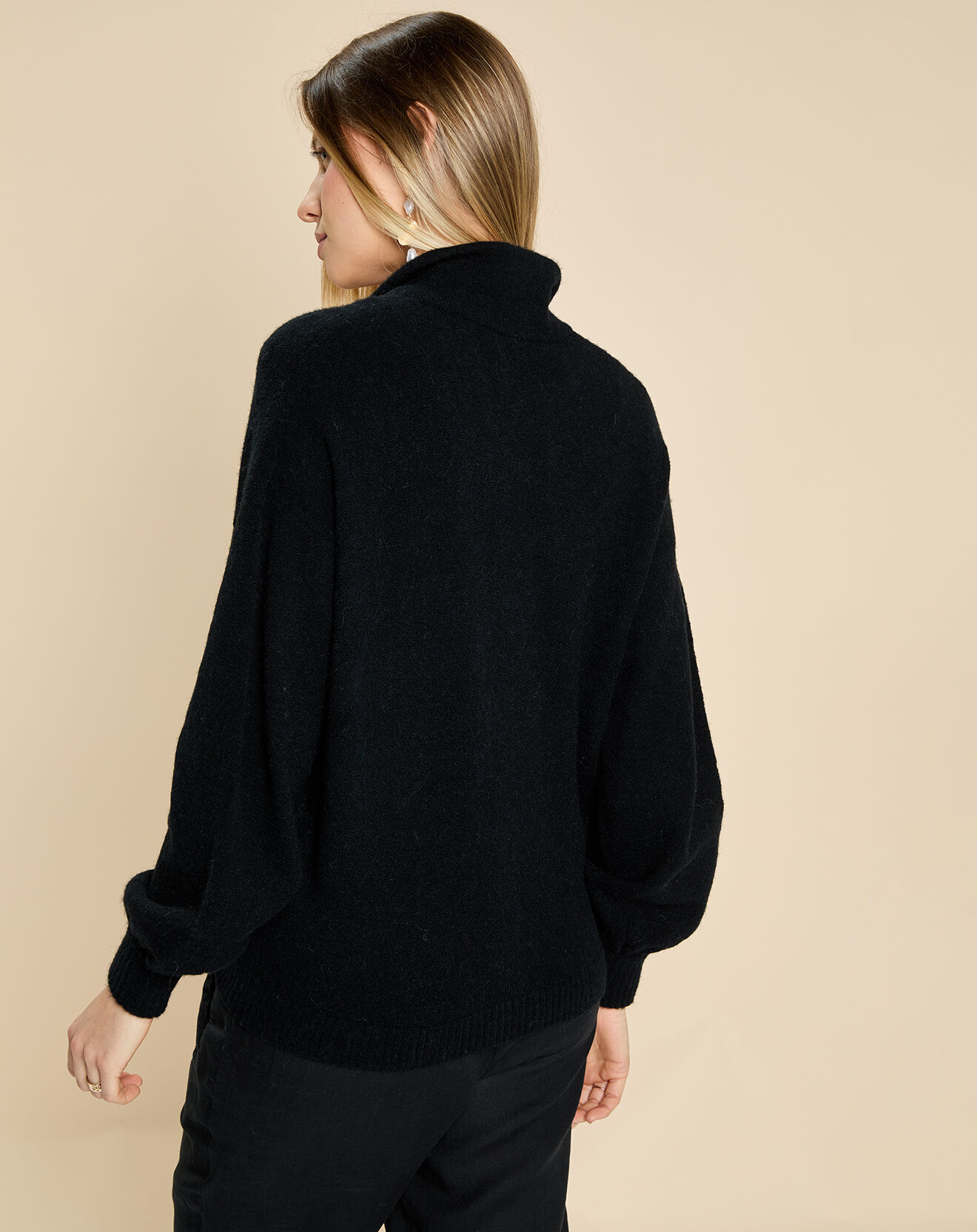 Harris Wilson Gilet en Laine & Alpaga Faulie noir