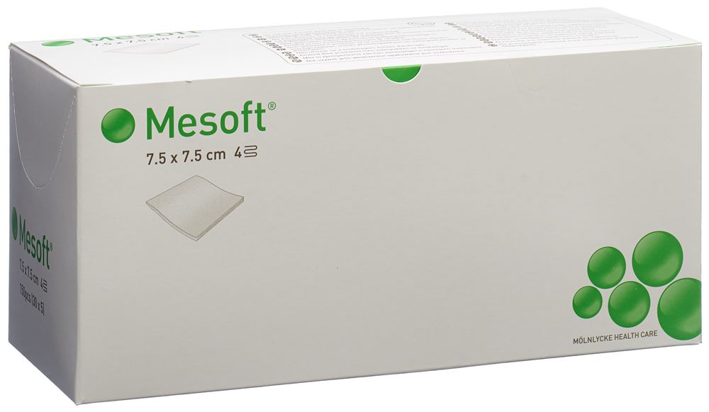 MESOFT Kompressen 7.5x7.5cm steril 5 Stk