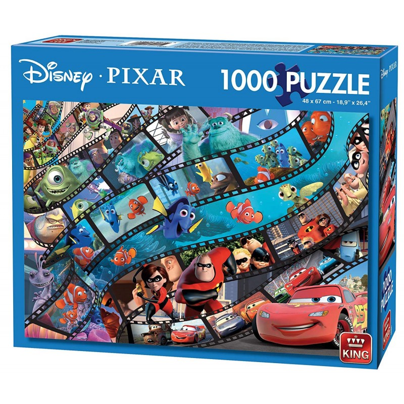 Puzzle 1000 pièces - Pixar Disney - Movie magic