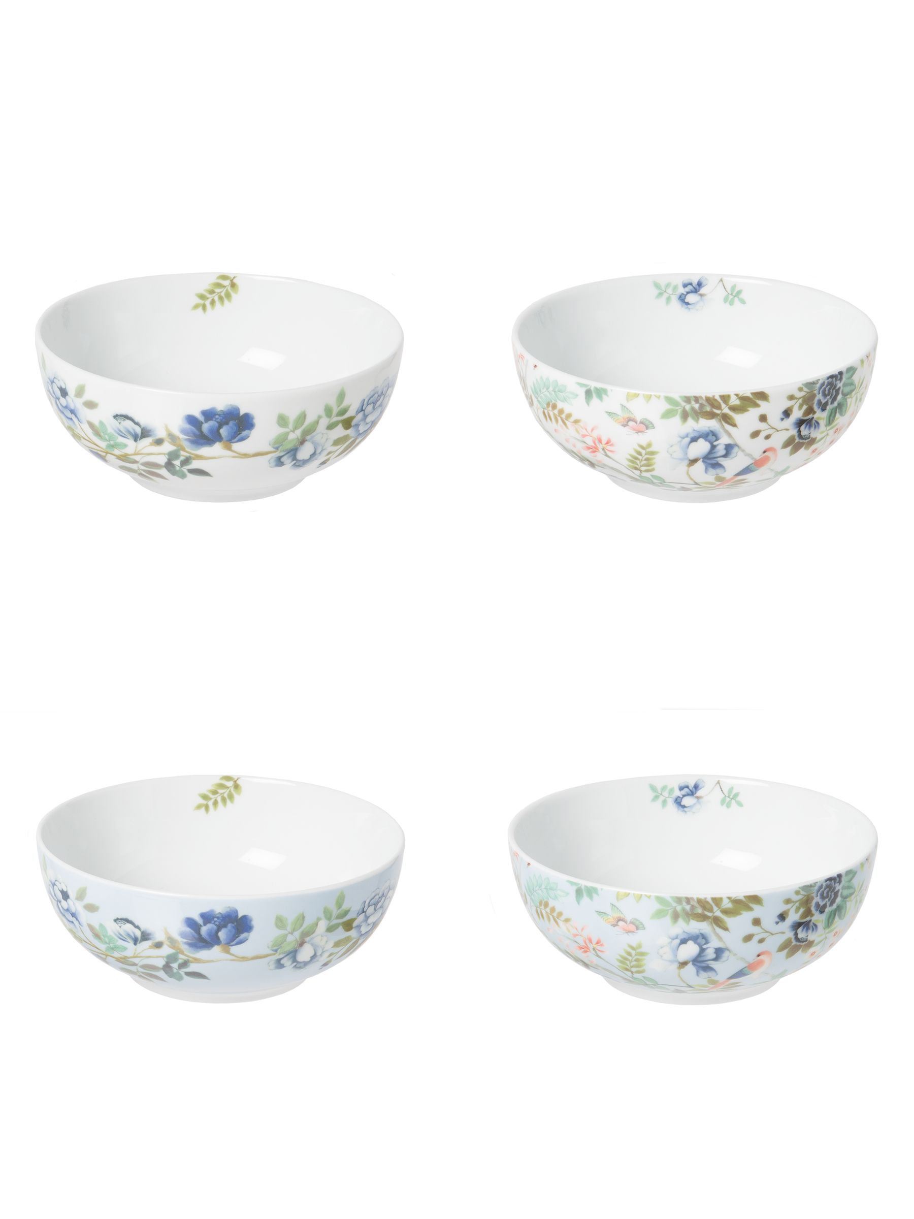 Designers Guild 4 pasta- of ontbijtkommen van Chinees porselein