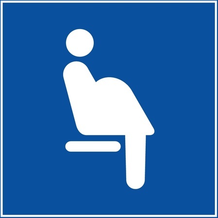 Pictogramme - Siège prioritaire femmes enceintes - ISO 7001