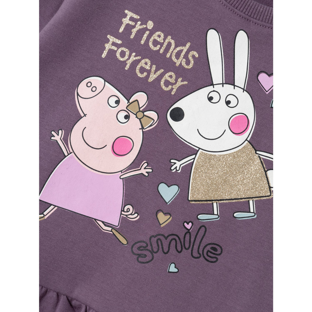 Køb Name It Arctic Dusk Amira Peppa Pig Sweat Kjole