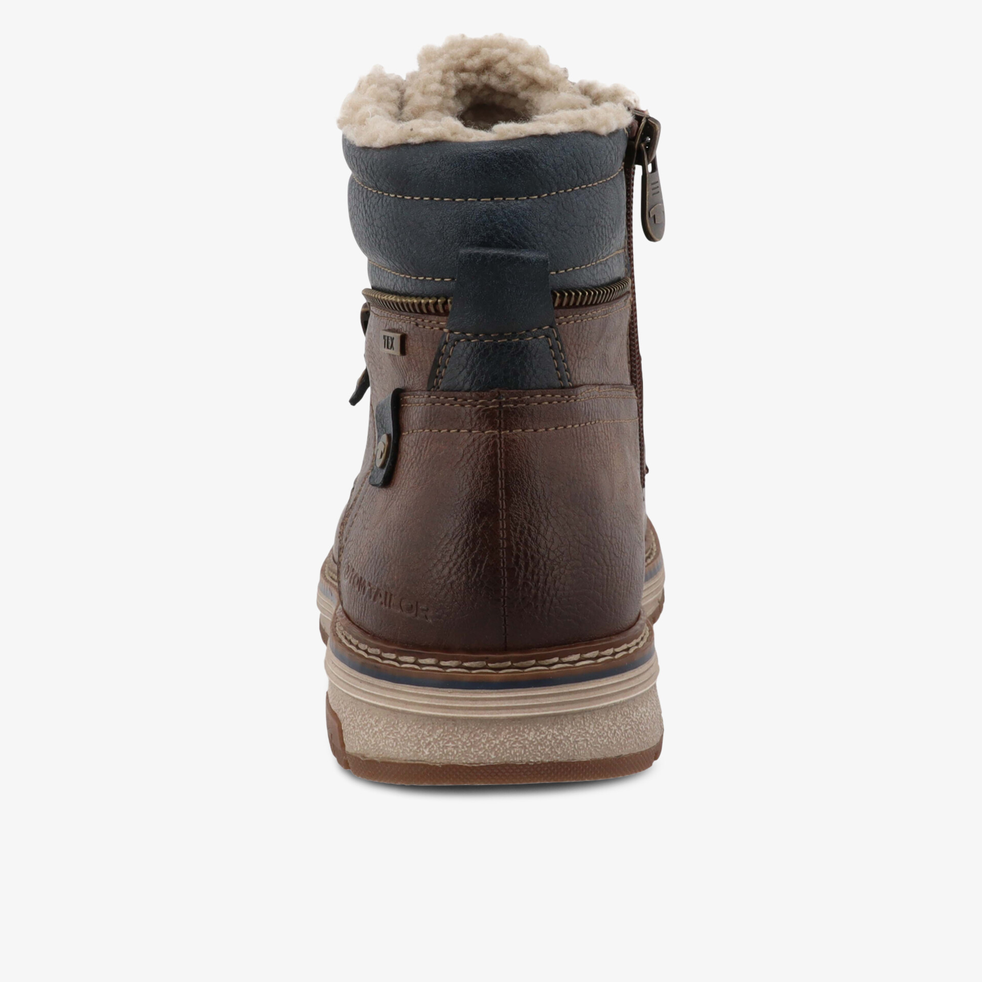 TOM TAILOR Herren Schnürboots cognac