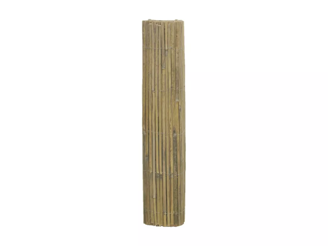 Canisse en bambou naturel - 1 x 5m [Lot de 3]