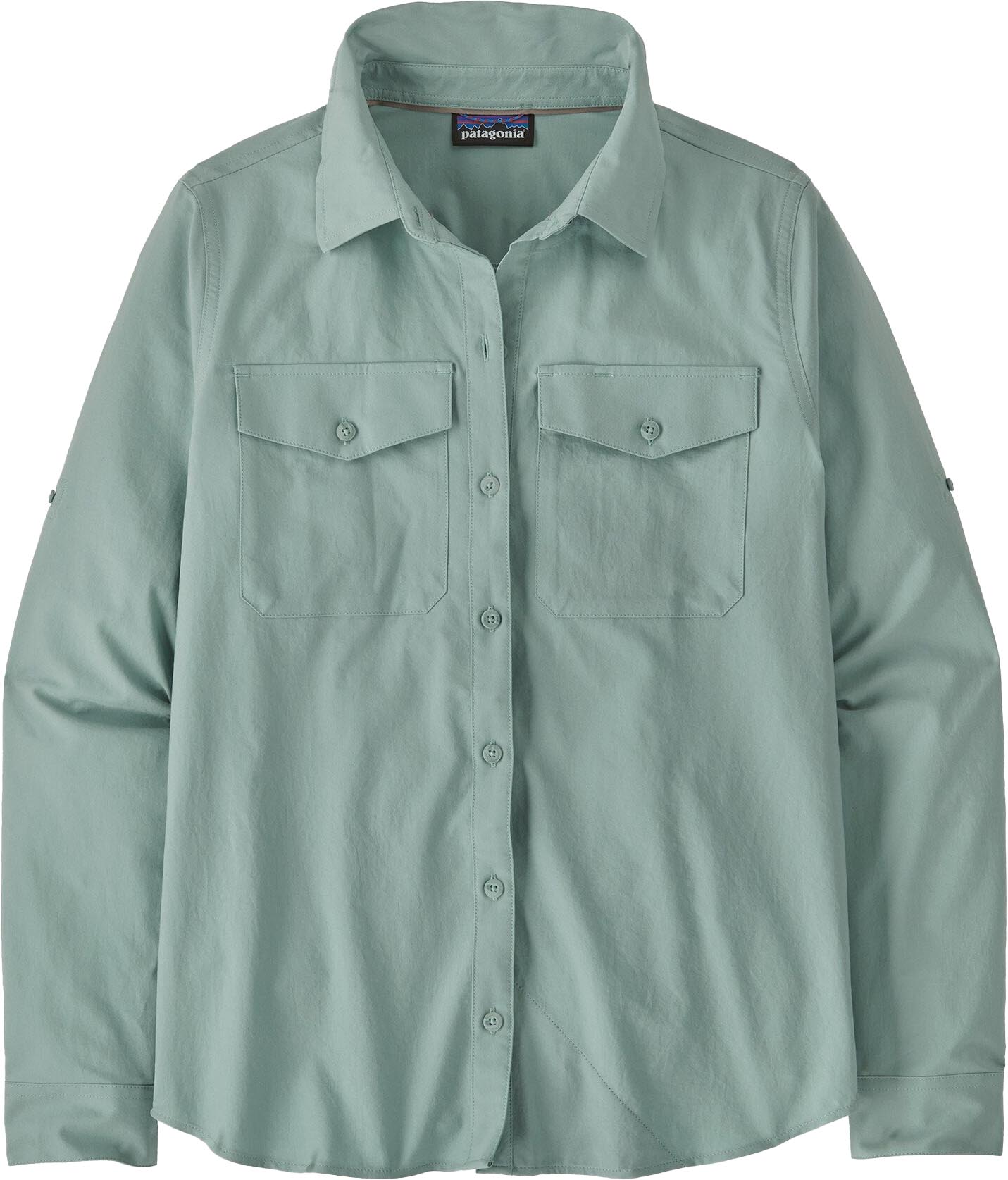 L/S Self Guided Sun Shirt Dame Thermal Blue