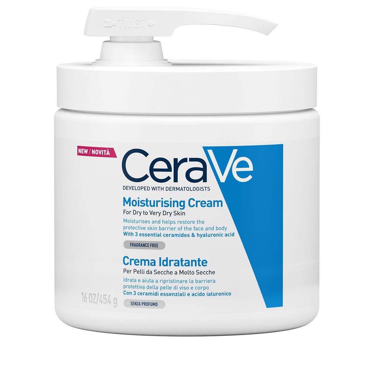 CERAVE Feuchtigkeitscreme Creme Disp 454 g