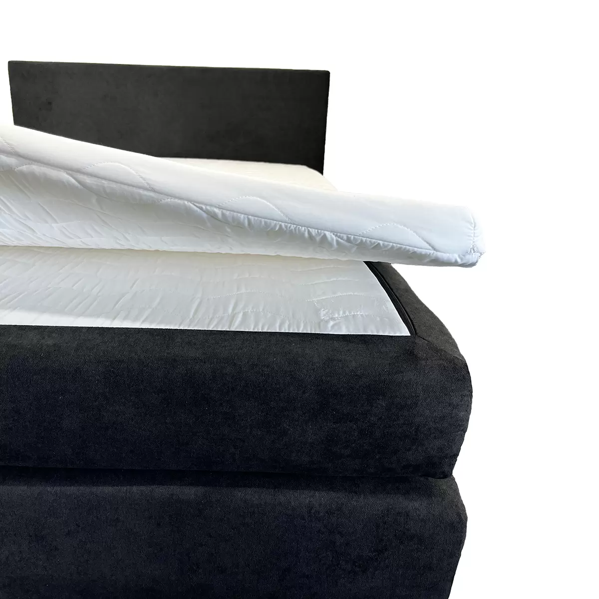 Boxspringbett Grenchen 160 x 200 Schwarz