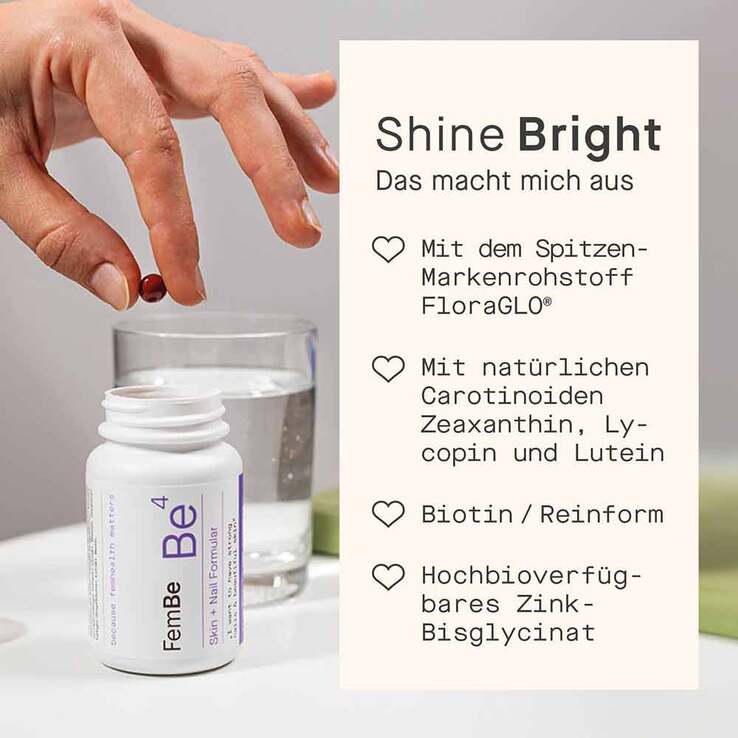 Fembe Be4 Skin + Nail Formular Weichkapseln, 180 St