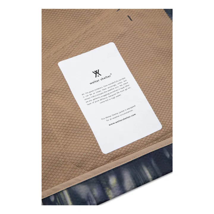 Welter Shelter Veste légère imprimée | Bleu marine
