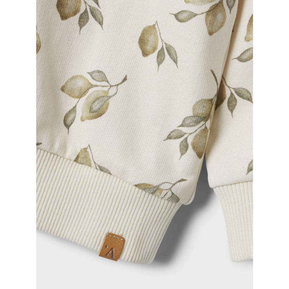 Køb Lil'Atelier Turtledove Lemons Nmnjobo Kio Ls Loose Sweat Lil