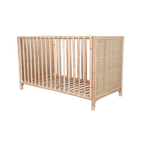 Lit 60x120 cm NEMO Cannes de Rotin Naturel - THEO