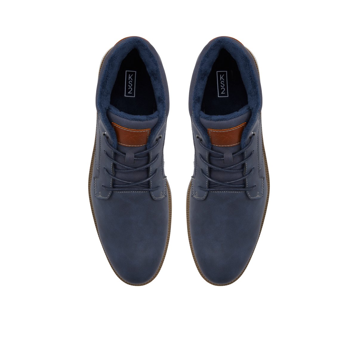 KS2 BY K STUDIO-Eowaesen-Bottes habillées - Talon plat - Marine