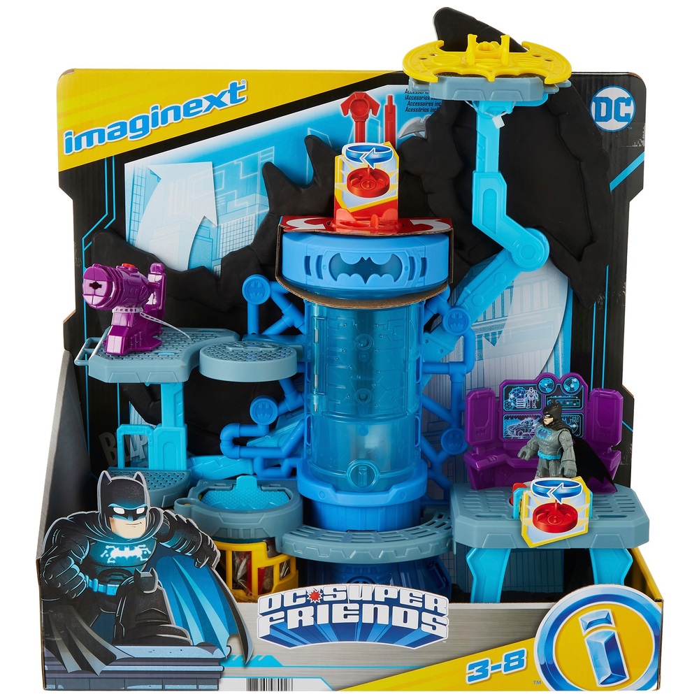 Imaginext DC Super Friends Bat-Tech Batcave und Figur