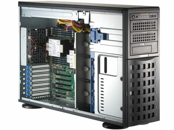 Supermicro Mainstream SuperServer SYS-741P-TRT - Server - tower 4U - uden CPU - RAM 0 GB - hot-swap 3.5