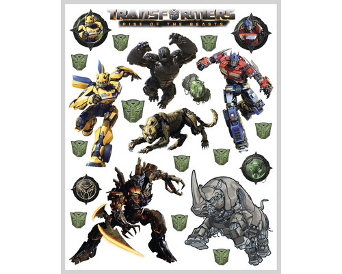 Mini stickerset voor kinderen, Transformers, 23 stuks.