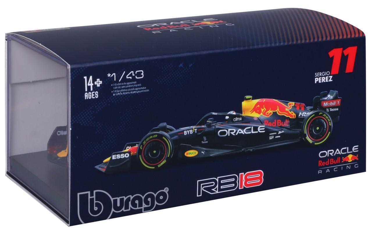 Red Bull F1 RB18 Perez 2022 1:43Sammlermodell im Massstab 1:43
