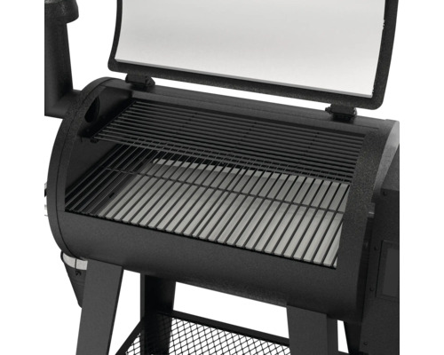 Tenneker® Pellet Grill Metis TP 97 x 115,5 x 66 cm, geëmailleerd grillrooster, warmhoudrek, hittebestendige handgreep, zwart
