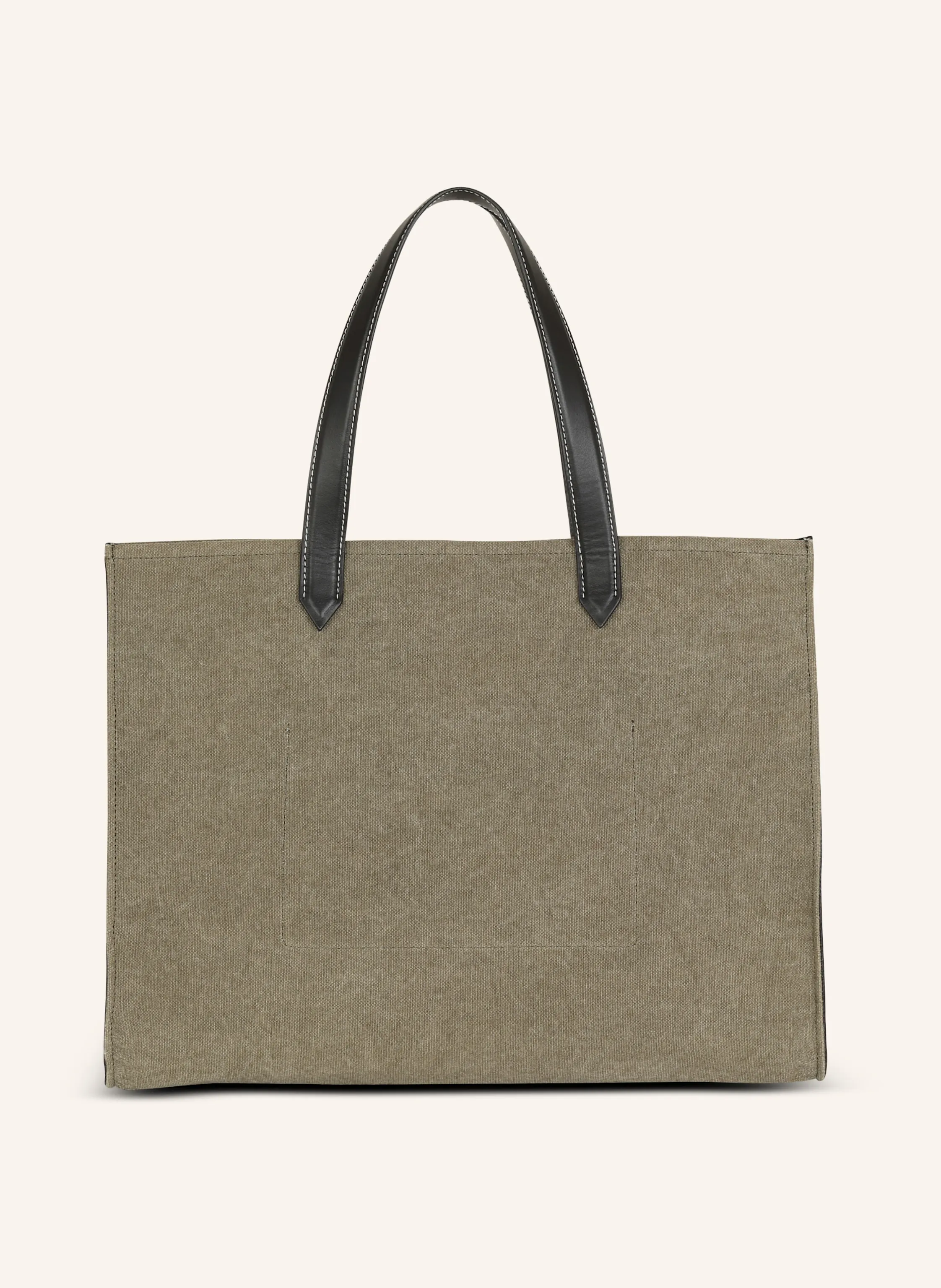 BALMAIN Shopper B-Army 42 aus Canvas mit Lederdetails