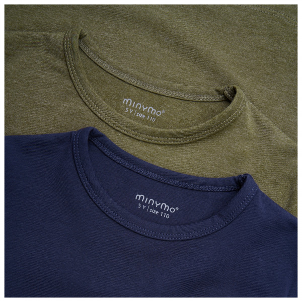 Minymo - Kid's Basic 34 -T-shirt L/S (2-pack) - Haut à manches longues