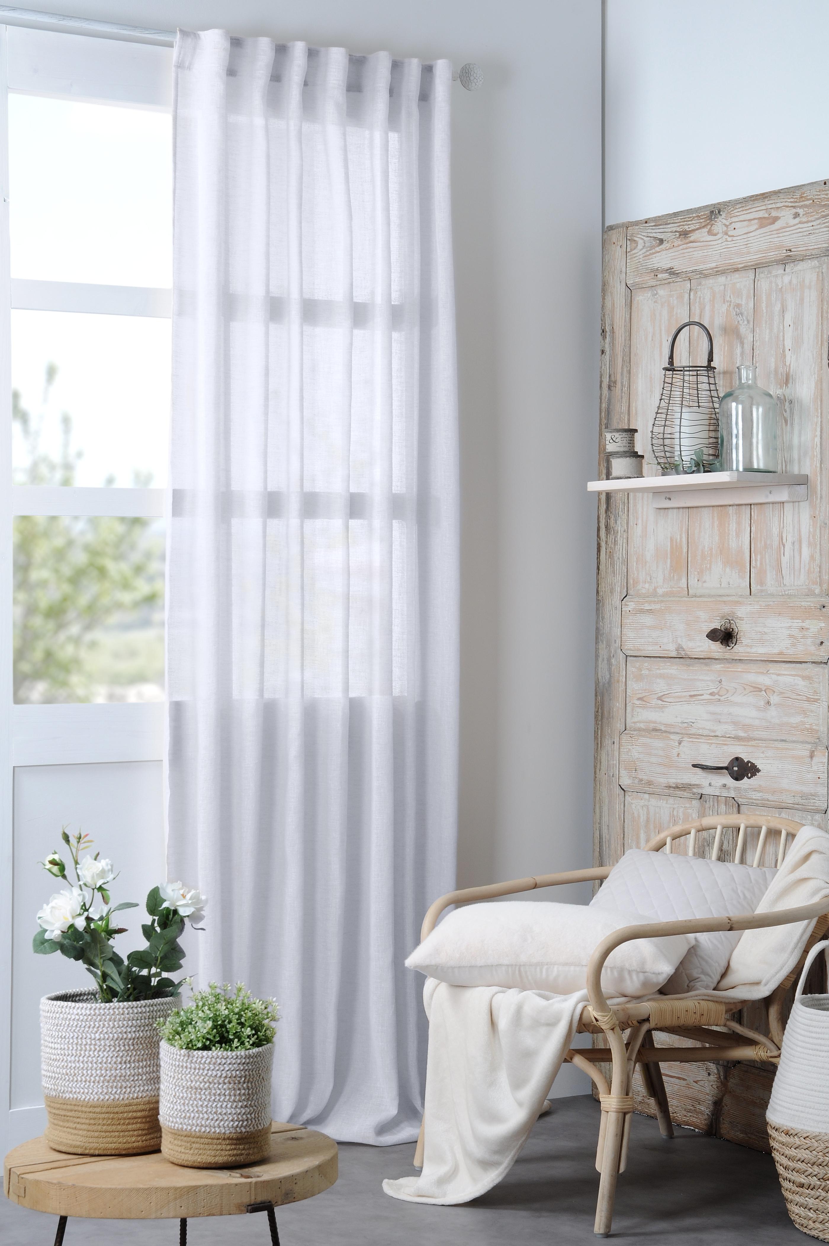 MADRID VOILE 140X260 BLANC