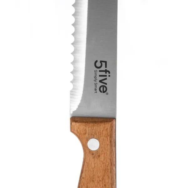 Skjærebrett med brødkniv - bambus