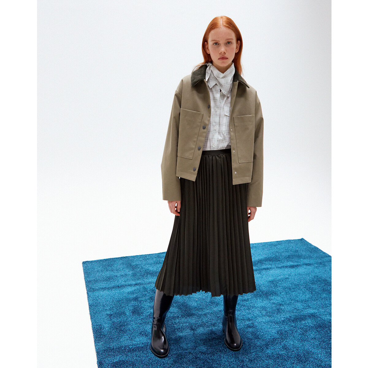 ROSEANNA x LA REDOUTE<br>Camisa xadrez de mangas compridas