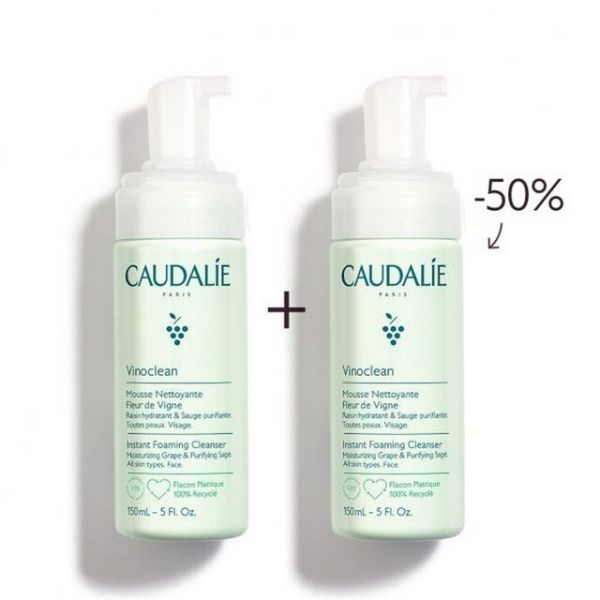 Caudalie Vinoclean Espuma de Limpeza 2x150ml