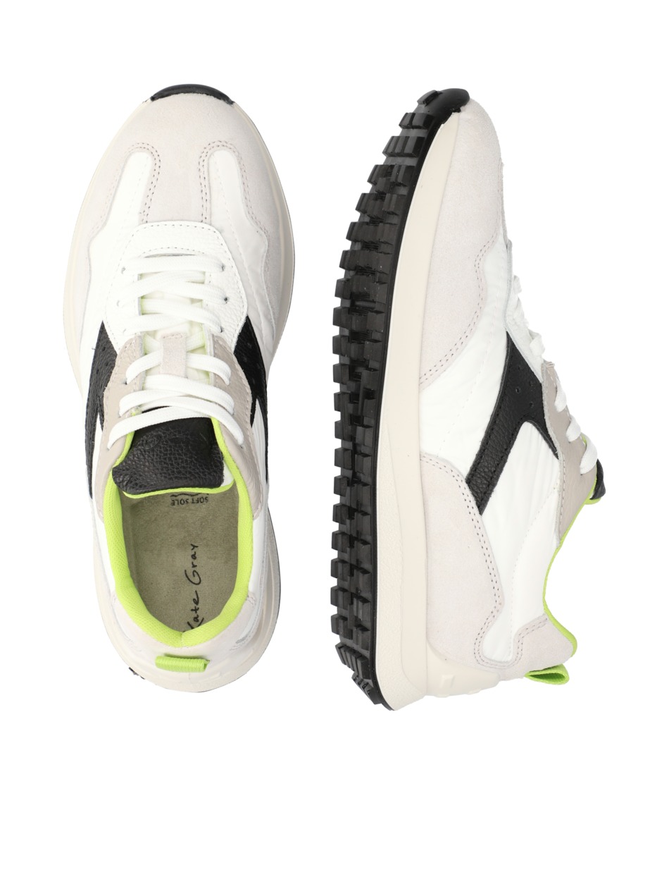 Lederkombination Sneaker