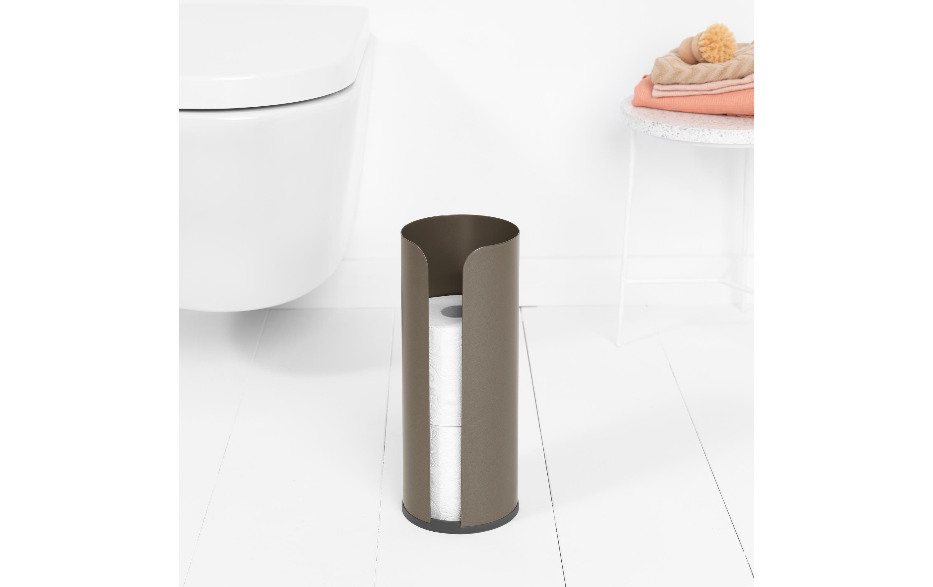 Toilettenpapierhalter ReNew für 3 Rollen, PlatinumWC-Rollenhalter