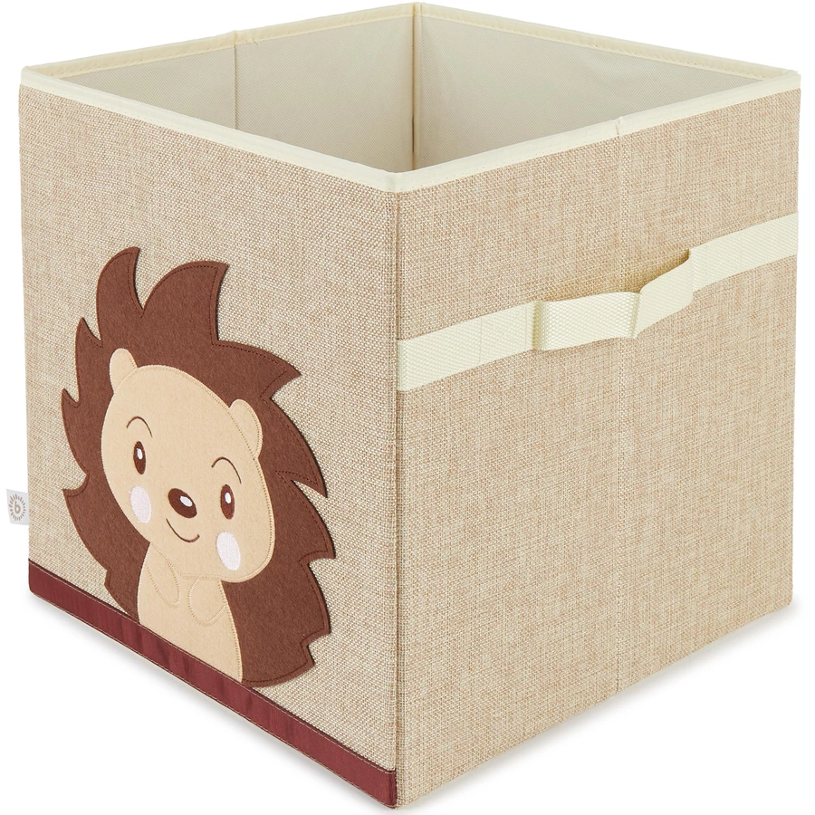 bieco Staubox Igel Piksi, Natur 32cm