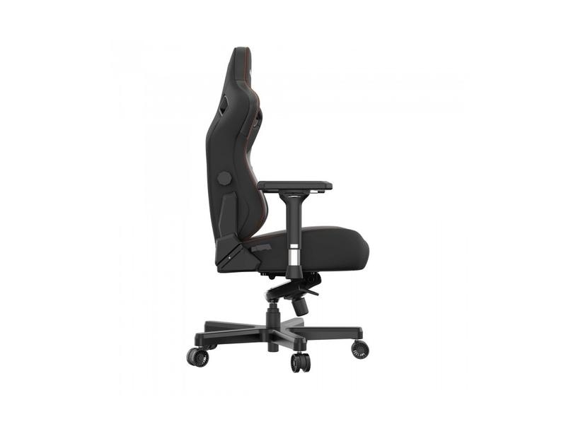 Anda Seat Gaming-Stuhl Kaiser 3 L Schwarz Gaming-Stuhl aus Kunstleder und mit einer Belastbarkeit von bis zu 120 kg