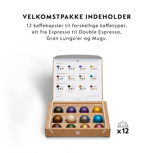 Nespresso Vertuo Pop Kaffemaskine, Pacific Blue