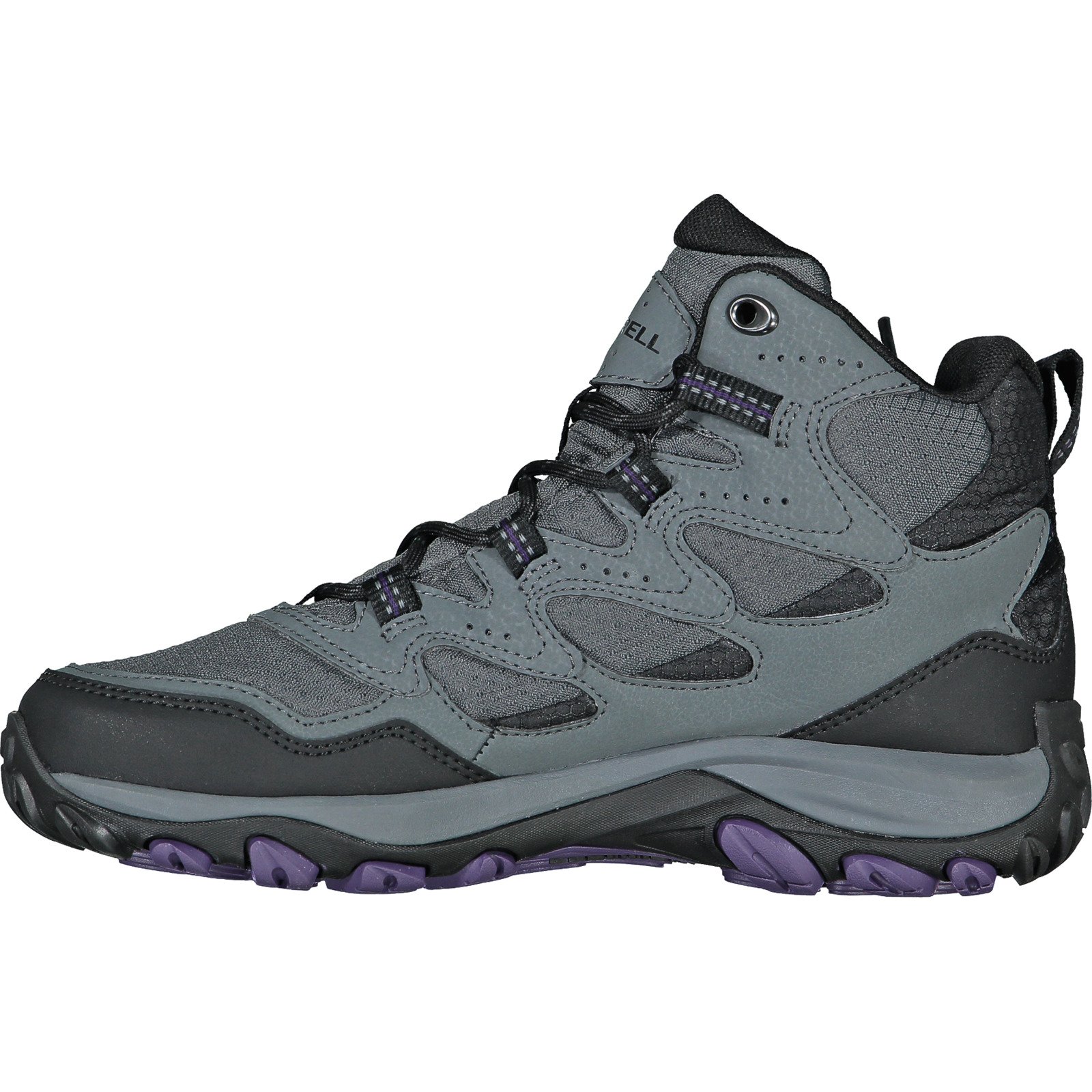 Merrell Damen-Trekkingschuh West Rim Sport Mid Gtx dunkelgrau, 39
