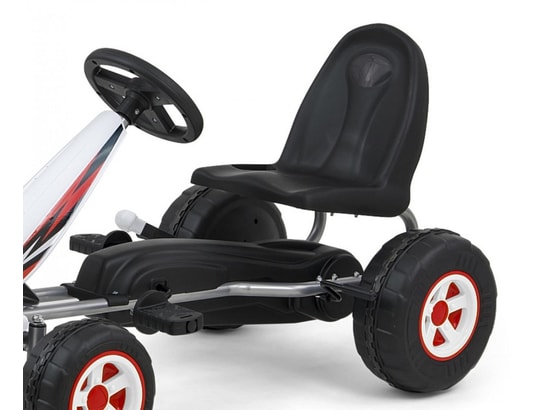 MILLY MALLY - Véhicule à pédales Kart à pédales viper blanc
