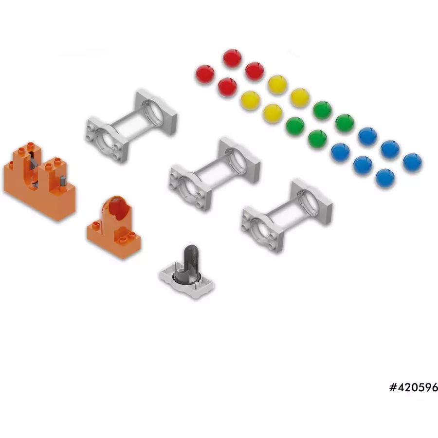 HUBELINO® Kugelbahn Kugelpumpe Erweiterung, 24-teilig