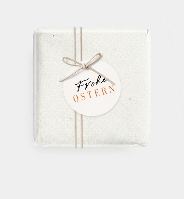 Geschenkanhänger Osterbrunch, Geschenkanhänger rund (Ø 50mm)