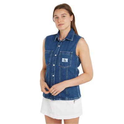 Chemise à manches courtes femme Lean CALVIN KLEIN