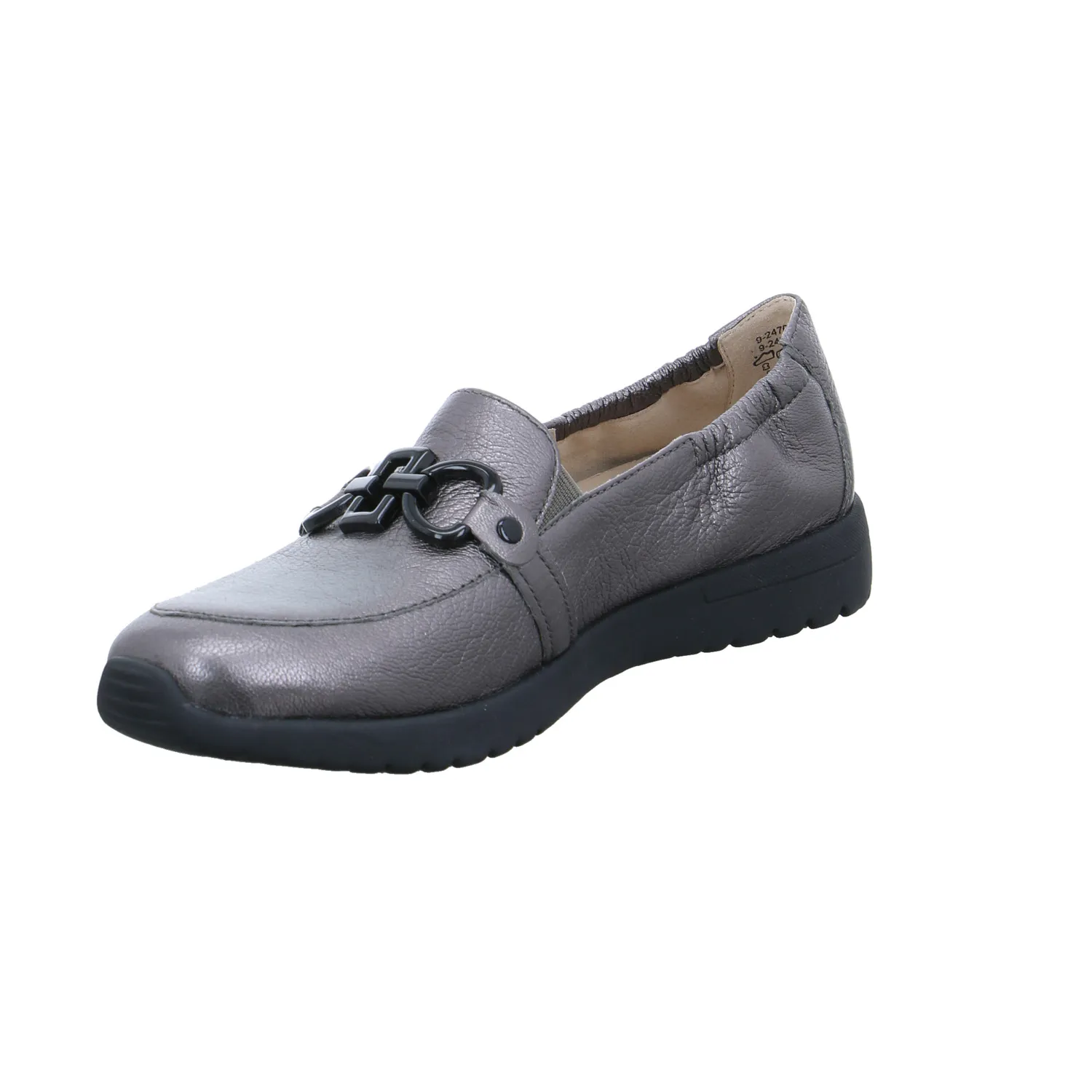 CAPRICE Comfort-Slipper Bronze Leder  mit Wechselfussbett
