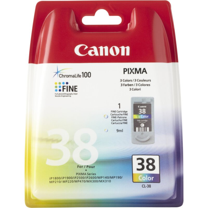 Canon Cartouche d'encre couleur CL-38 C/M/Y