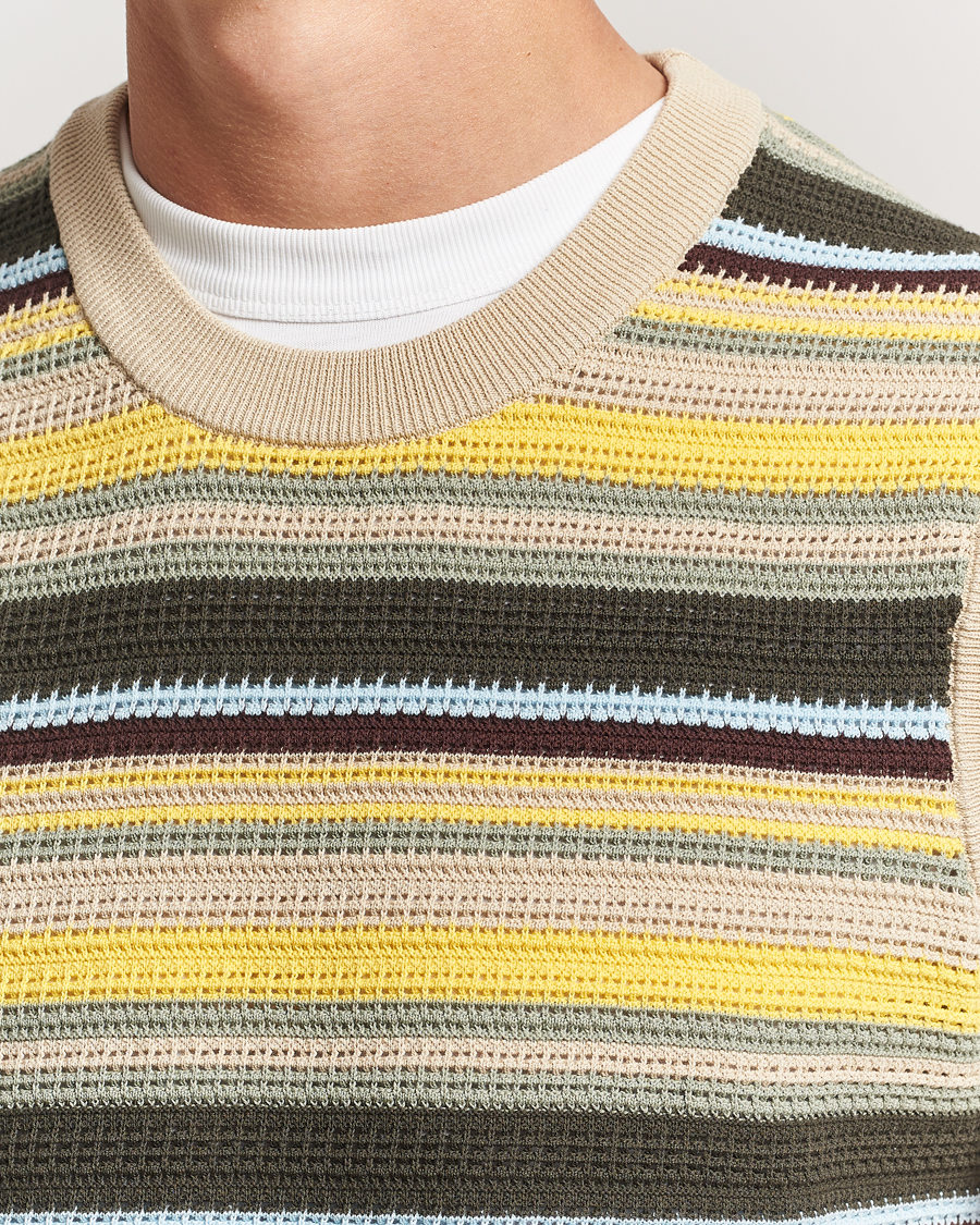 NN07 Huxley Knitted Striped Vest Multi